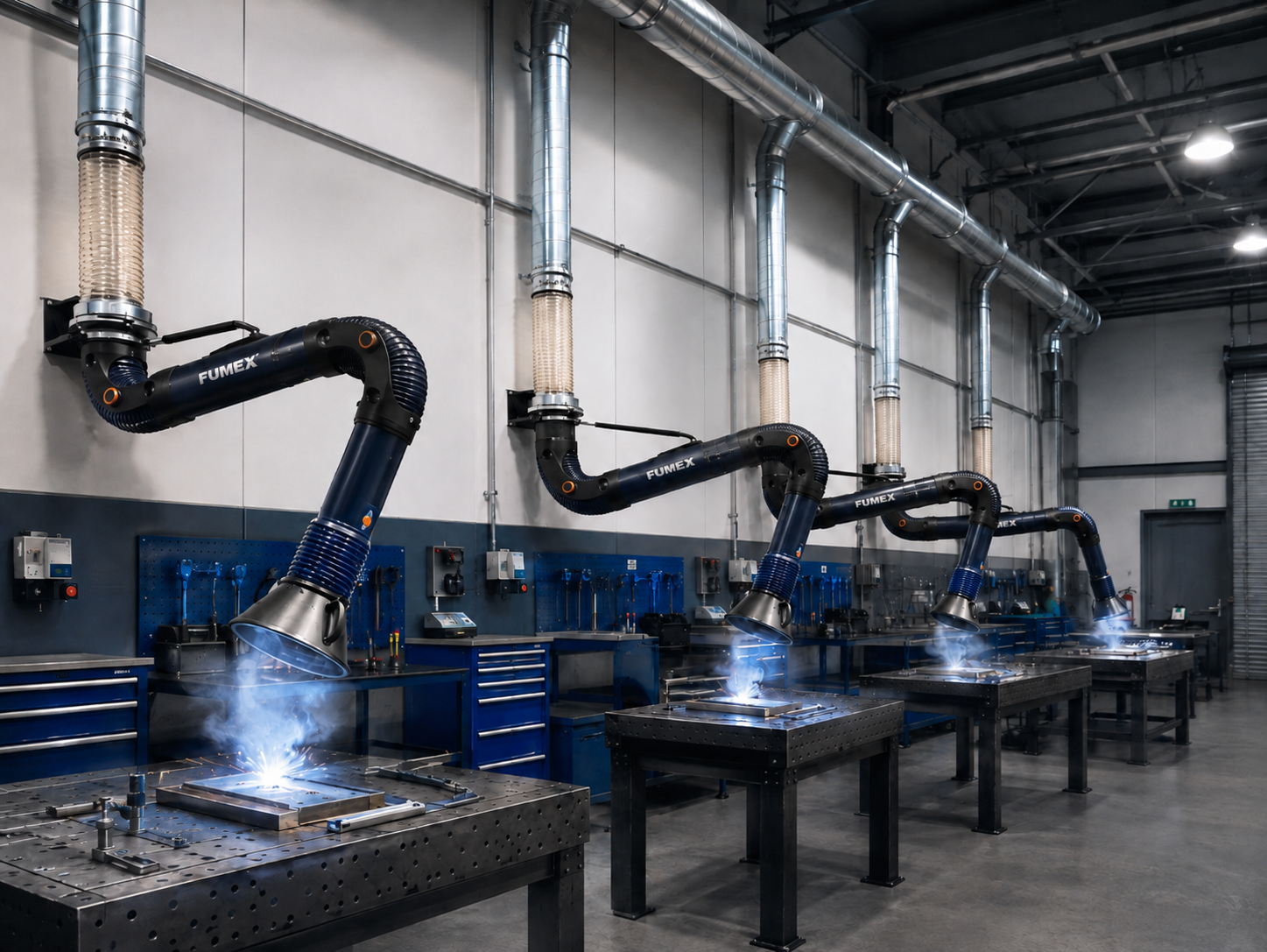 Articulated extraction arms